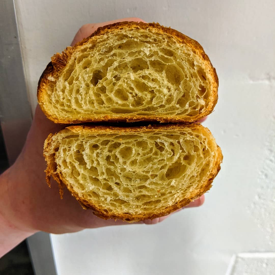 Sweet Wheat - Croissant Cross-section